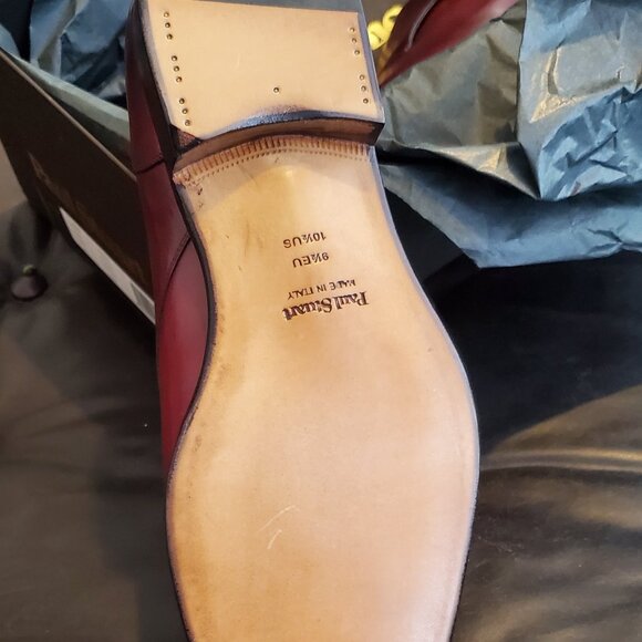 Paul Stuart Giordano Men\'s Shoe - Never worn in box Bordo calfskin